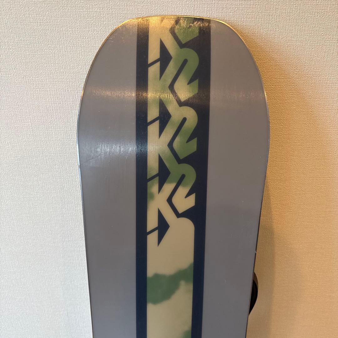 K2 スノーボード グレー ストライプ