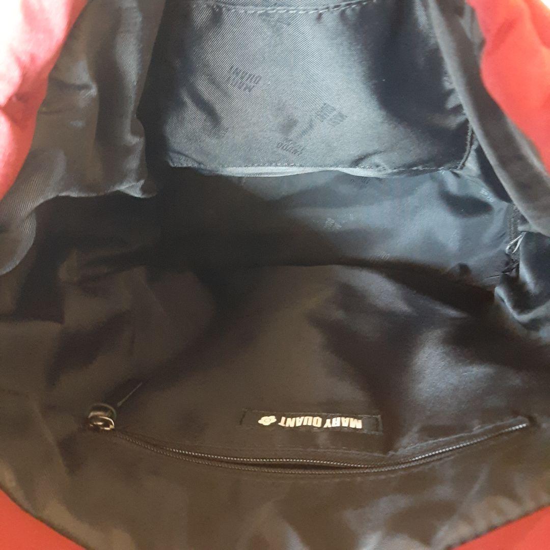 【新品未使用】MARY QUANT ジャージカラビナ リュック（ボルドー）