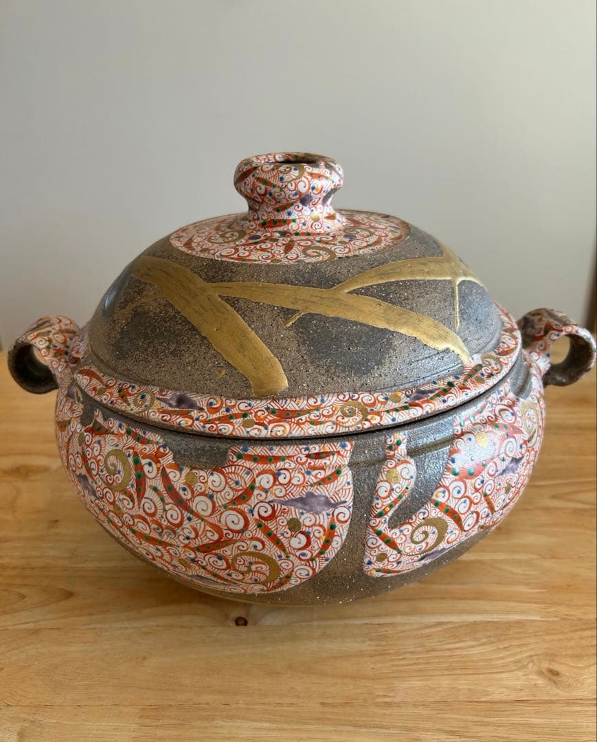 蓋付きの陶器製キャセロール（鍋） 苧坂恒治