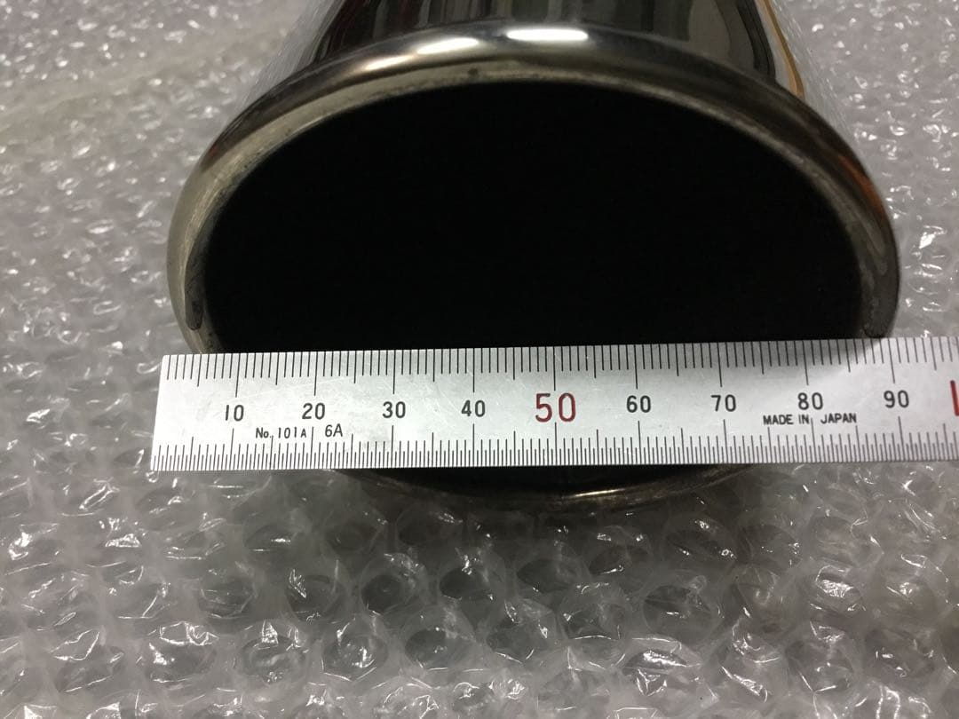 ABARTH 595 アバルト ワンオフマフラー ストレート出口90パイ 500