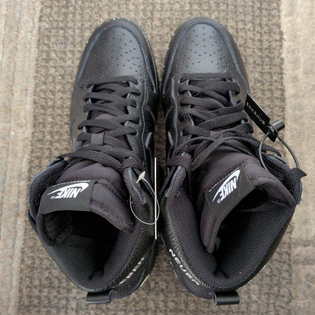 新品 未使用 NIKE✖UNDERCOVER ブラックスニーカー 本革 26.5