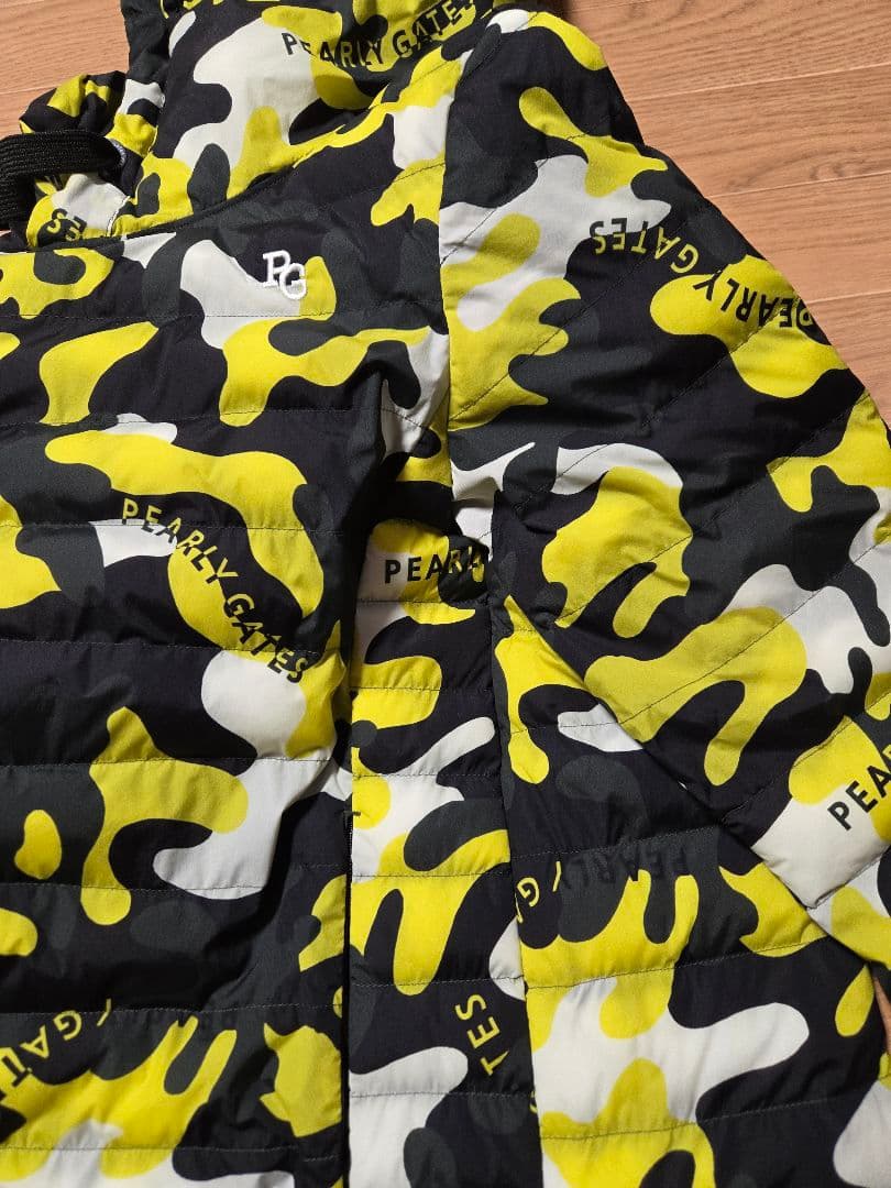 ❣️未使用に近い❣️PGパーリーゲイツカモフラ 迷彩プルオーバー中綿