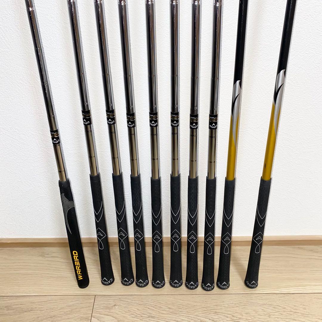 送料込キャロウェイ メンズ用ゴルフクラブ フルセット☆初心者S右キャディバッグ付