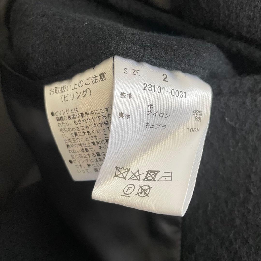 CLANE HOMME クラネ オーバーチェスターコート ブラック