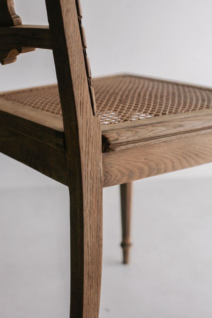 フランスアンティークチェア　ブロカント　無垢材　古家具　古道具　アンティーク家具