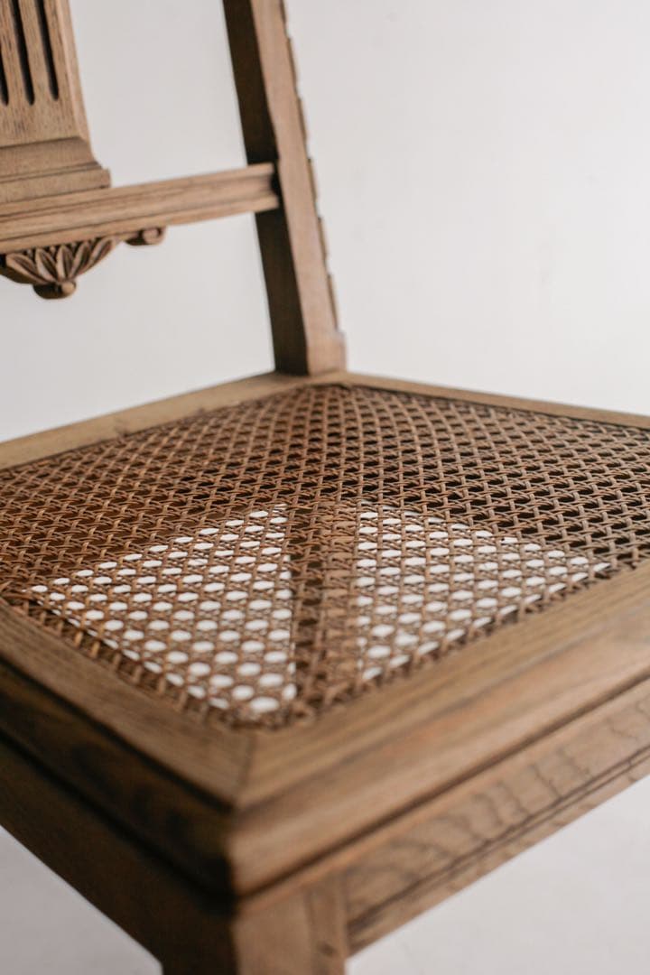 フランスアンティークチェア　ブロカント　無垢材　古家具　古道具　アンティーク家具