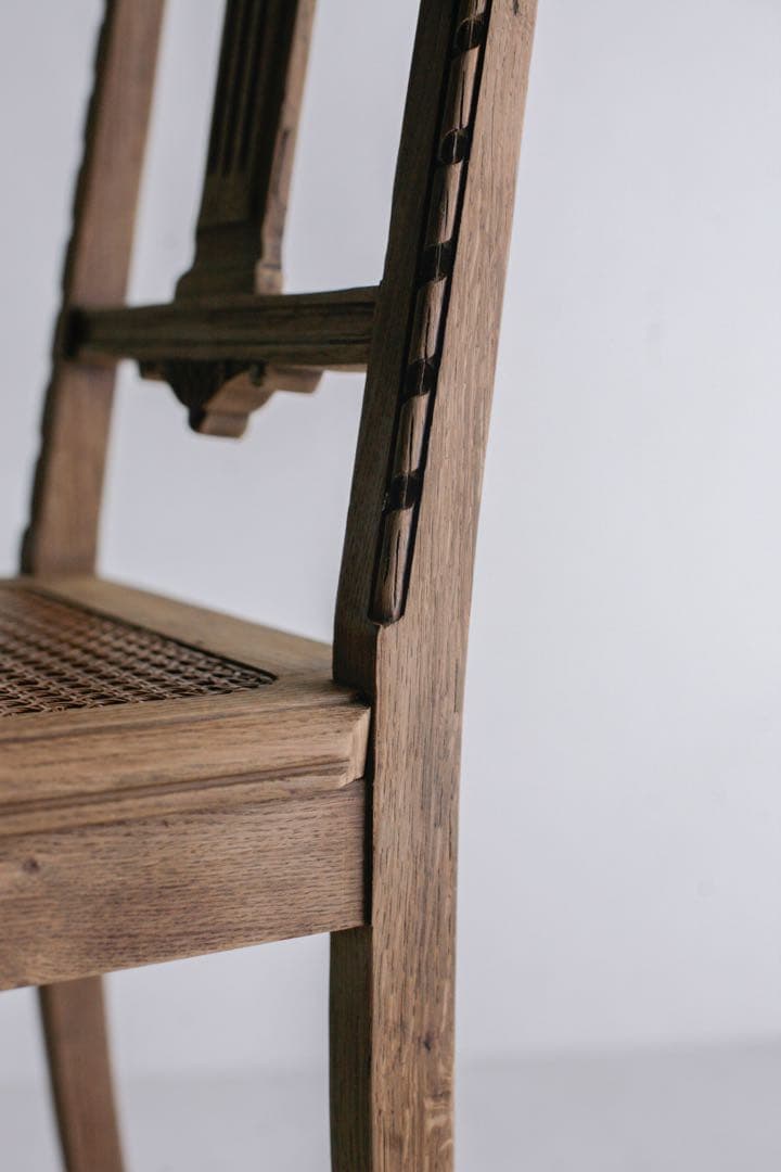 フランスアンティークチェア　ブロカント　無垢材　古家具　古道具　アンティーク家具