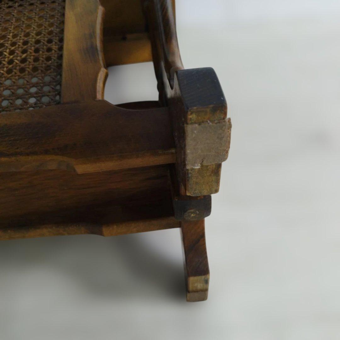 【引取り歓迎】カリモク コロニアル サイドテーブル マガジンラック付き