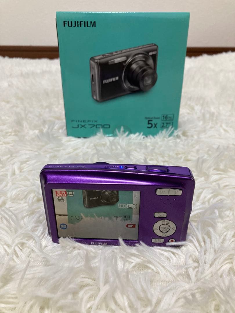 【良品】FUJIFILM FINEPIX JX700 パープル　動作確認済