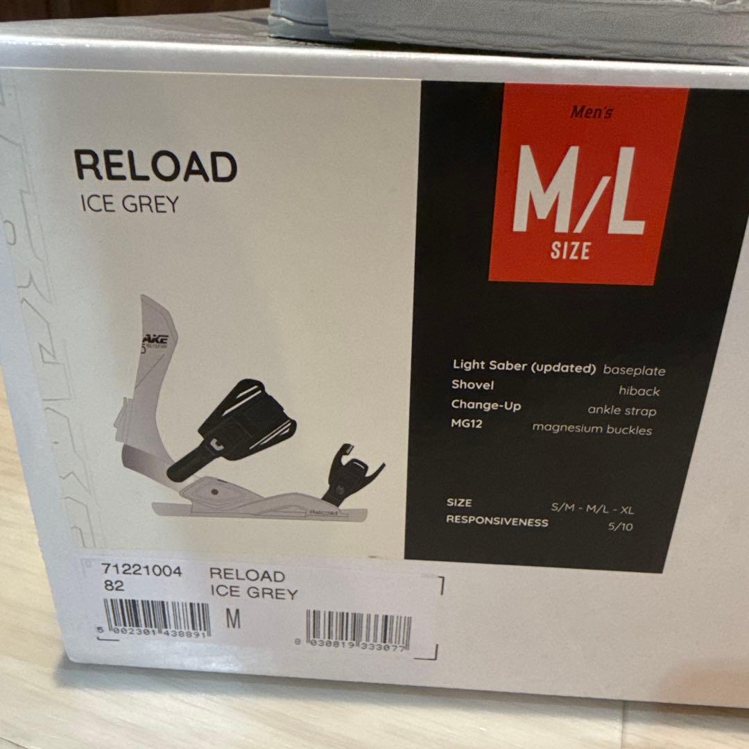 DRAKE RELOAD スノーボード ビンディング M/L