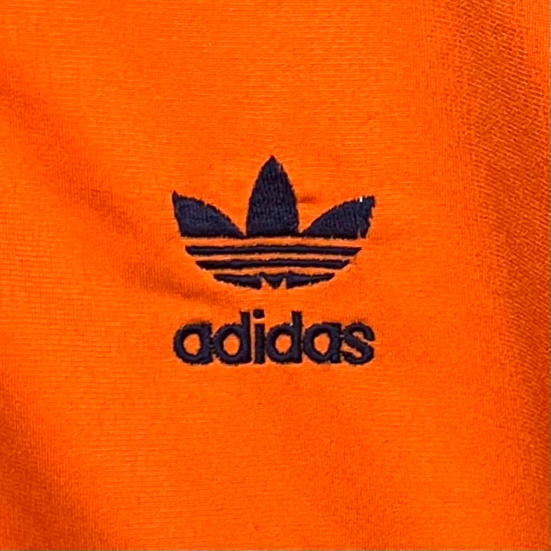 【松村北斗着用‼️】90s adidas ジャージ M相当 オレンジ 紺 古着
