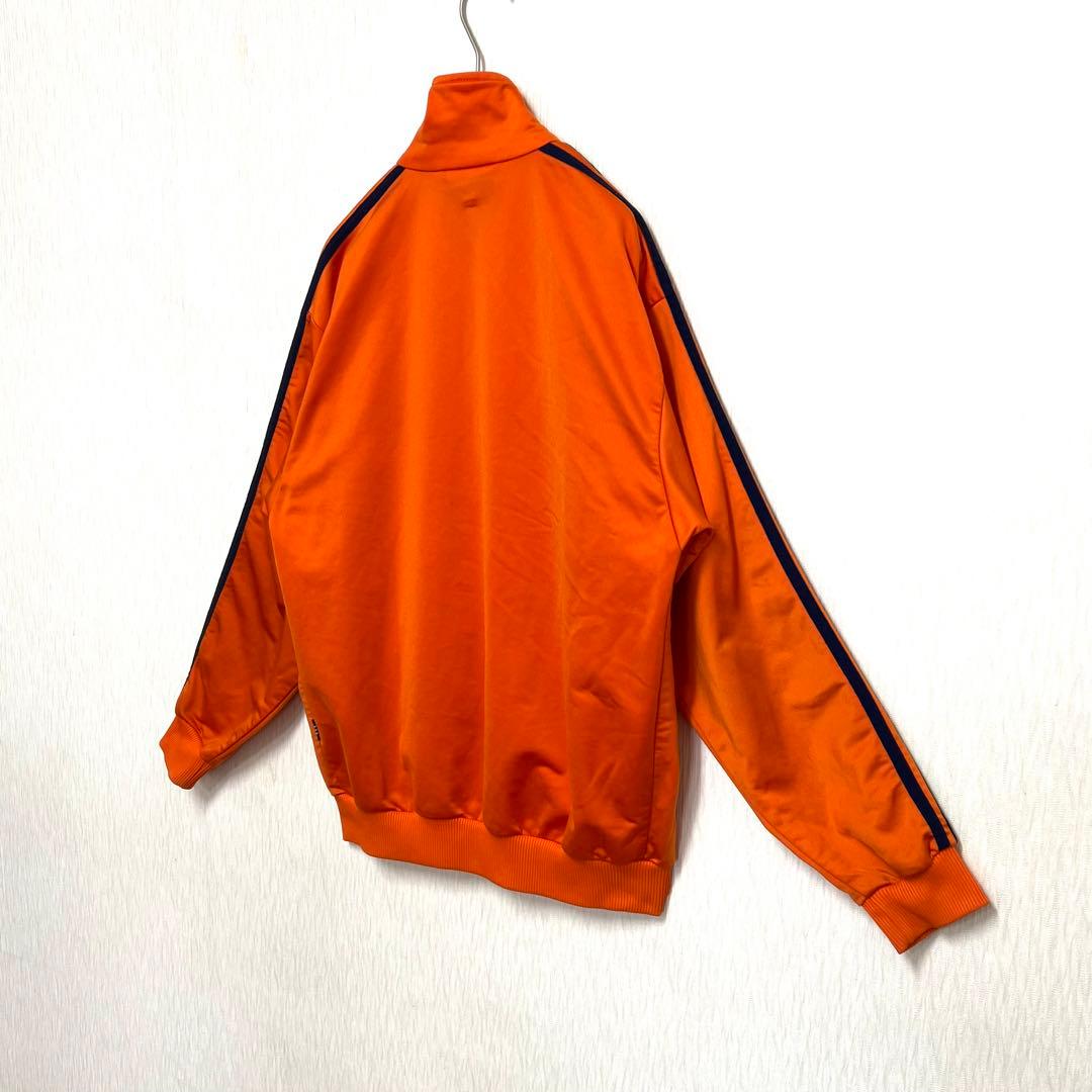 【松村北斗着用‼️】90s adidas ジャージ M相当 オレンジ 紺 古着