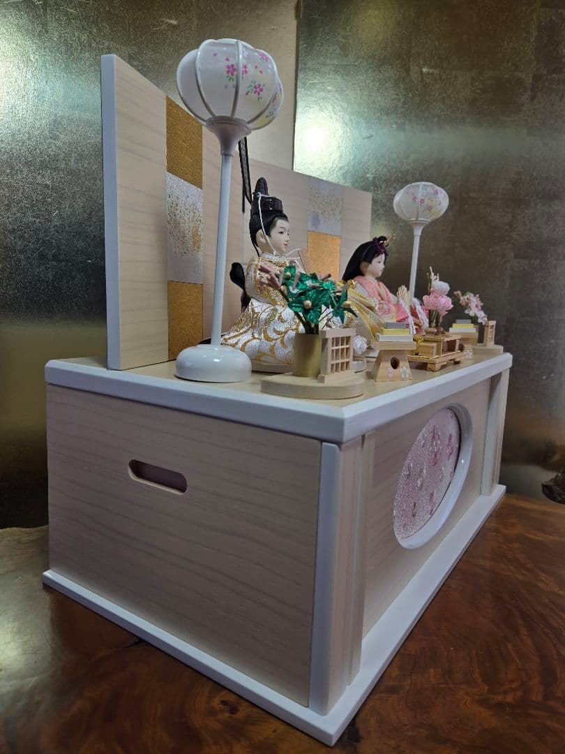 【一点限り】雛人形 収納飾り 　HS25