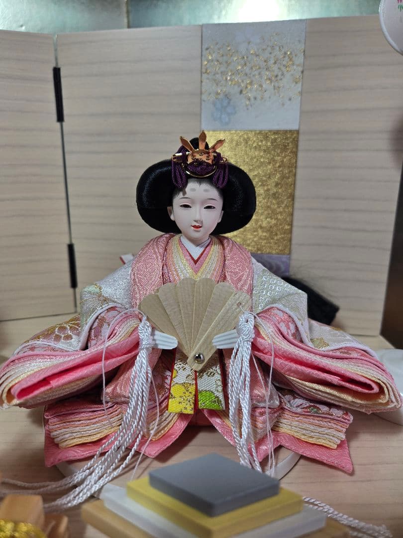【一点限り】雛人形 収納飾り 　HS25