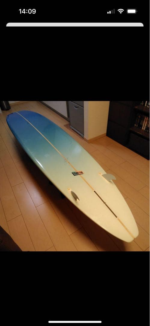 Stewart ロングボード グラデーションブルー