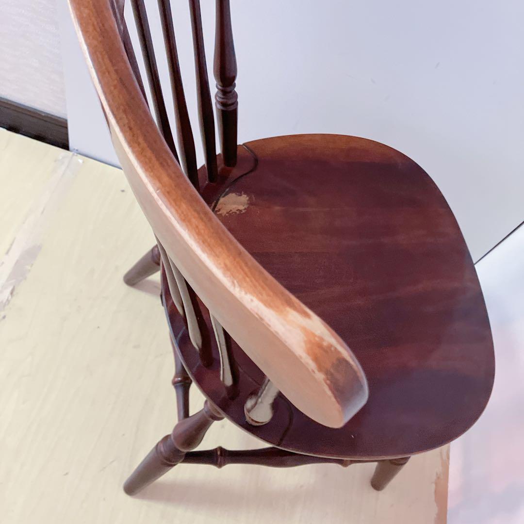 KASHIWA 柏木工　ウィンザーチェア　1脚　ダイニングチェア　木製チェア　①