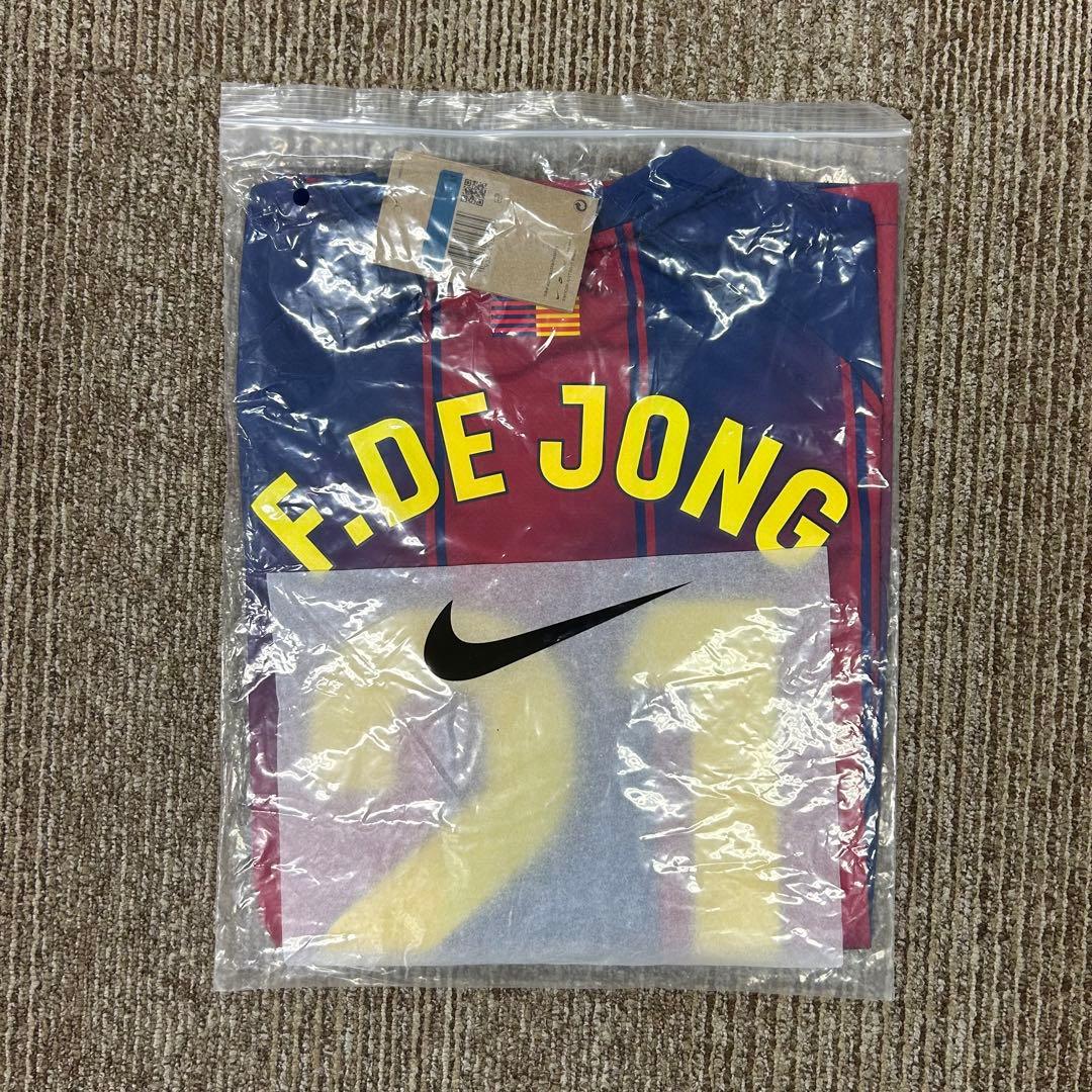 FCバルセロナ　フレンキーデヨング　ユニフォーム　ナイキ　Mサイズ　新品未使用