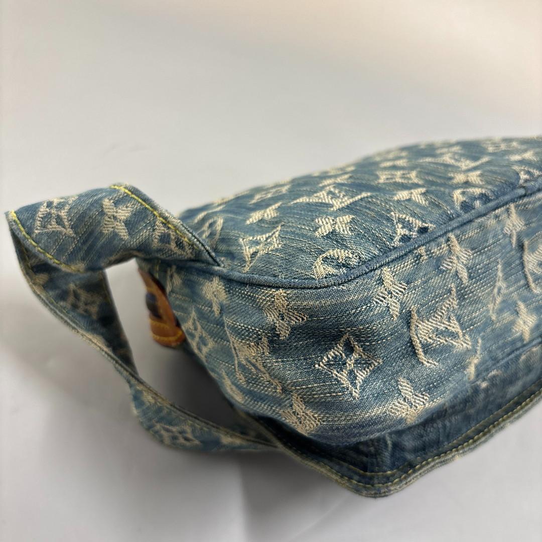 極美品 ルイヴィトン バムバッグ ボディバッグ M95347 モノグラムデニム