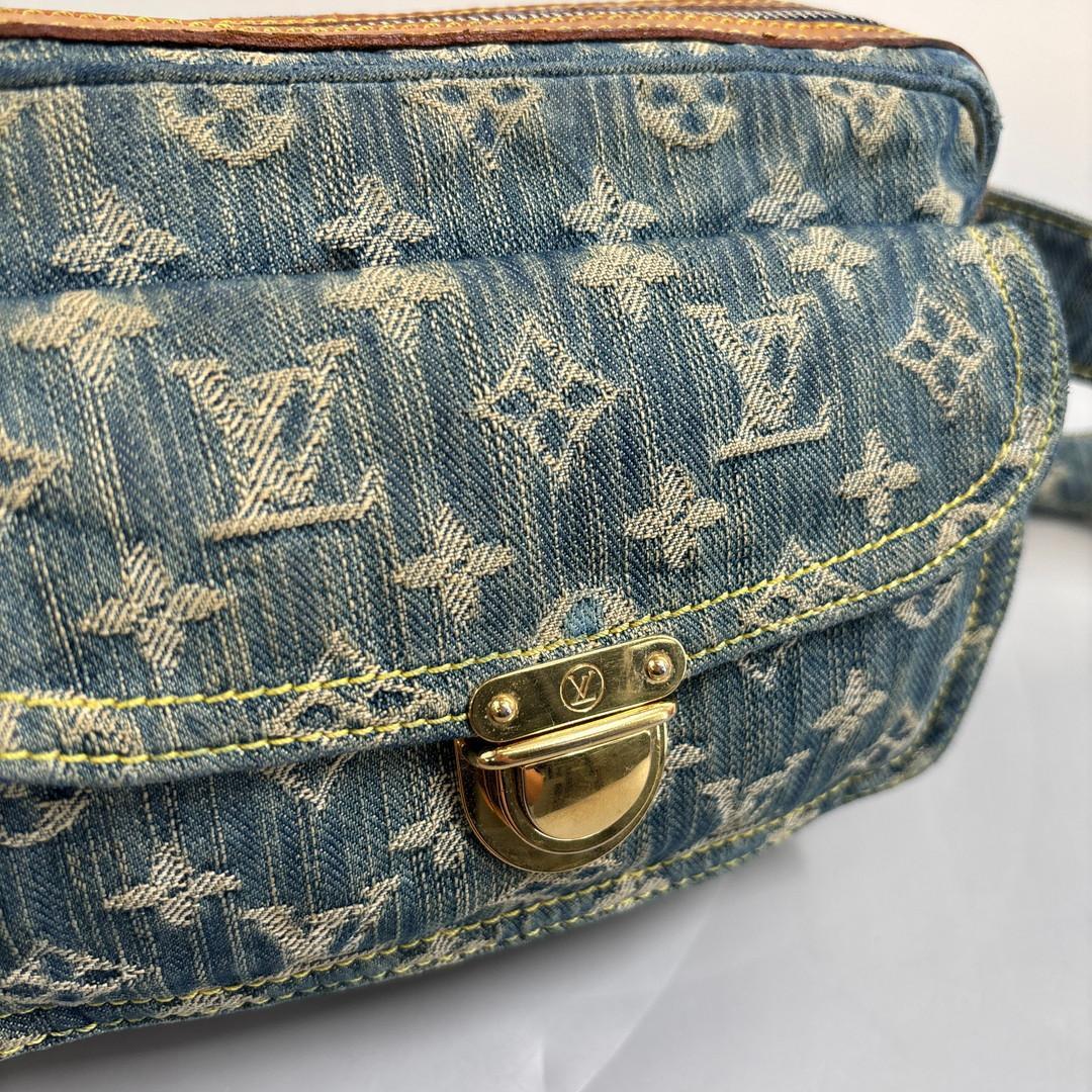 極美品 ルイヴィトン バムバッグ ボディバッグ M95347 モノグラムデニム