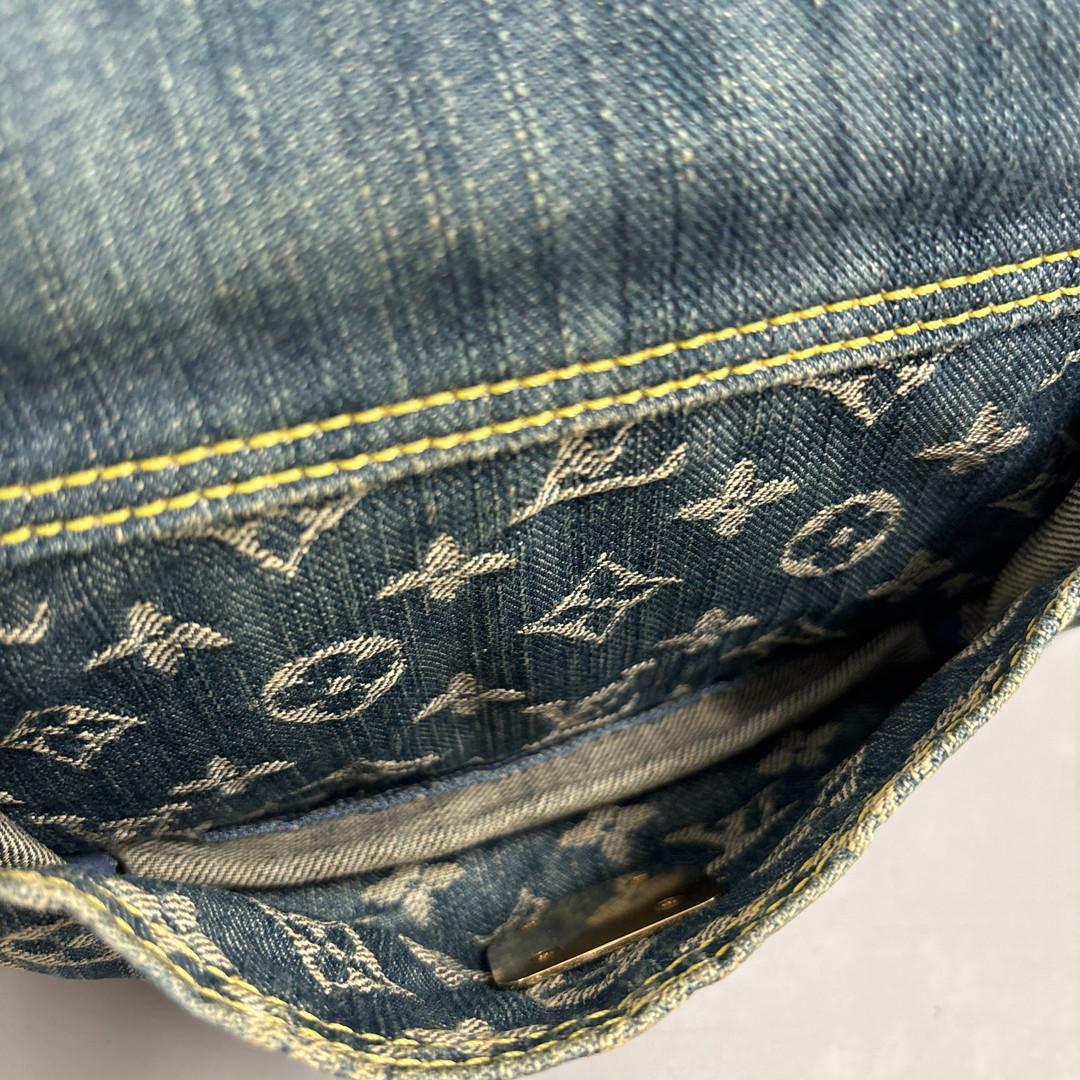 極美品 ルイヴィトン バムバッグ ボディバッグ M95347 モノグラムデニム