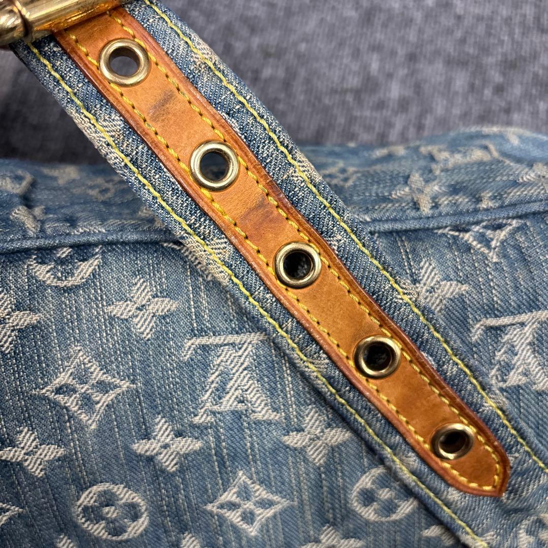 極美品 ルイヴィトン バムバッグ ボディバッグ M95347 モノグラムデニム