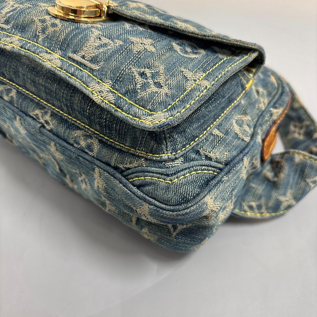 極美品 ルイヴィトン バムバッグ ボディバッグ M95347 モノグラムデニム