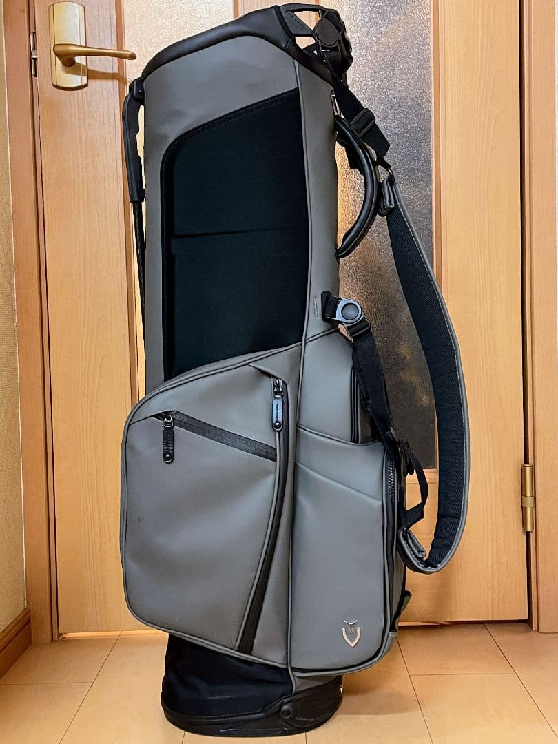 【レザー調美品】VESSEL★ベゼル★プレイヤー4.0★スタンドキャディバッグ