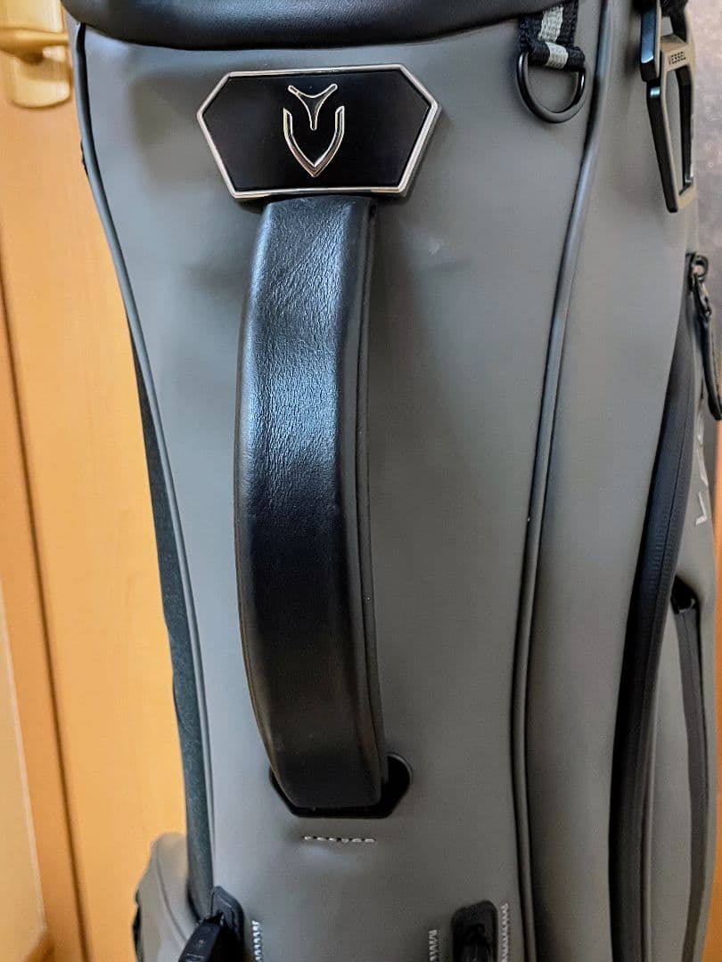 【レザー調美品】VESSEL★ベゼル★プレイヤー4.0★スタンドキャディバッグ