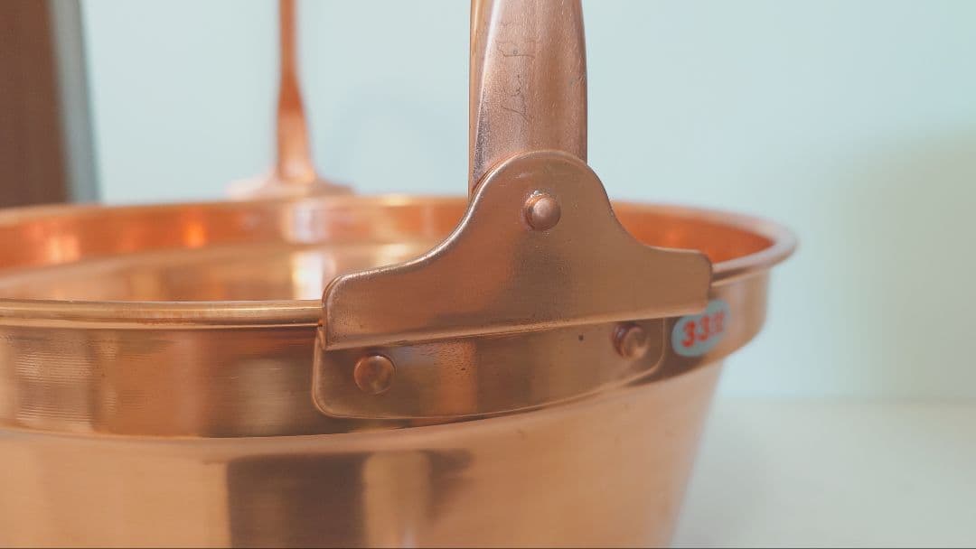 純銅製 銅鍋 山菜鍋 33型 送料込み ① L108912487 - 調理器具正規 品