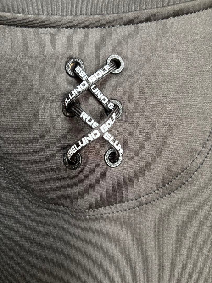 新品】ラッセルノ 長袖モックネック ブラック6（XL相当） 定価27,