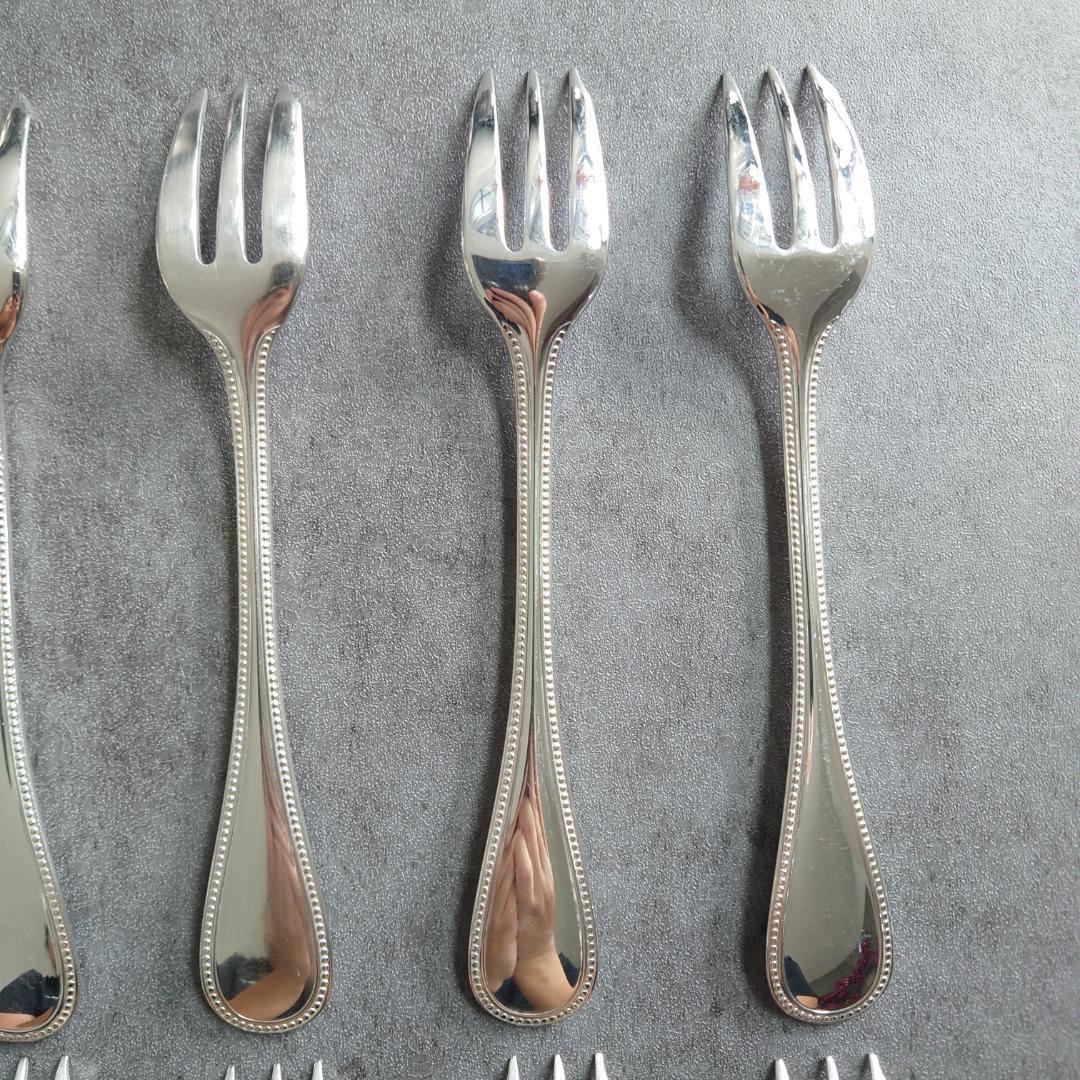 格安 クリストフル パール ケーキフォーク 12点