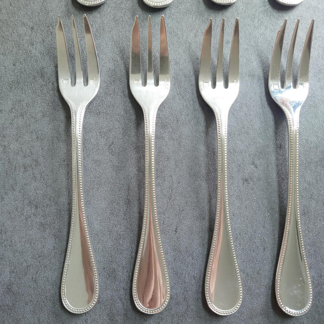 格安 クリストフル パール ケーキフォーク 12点