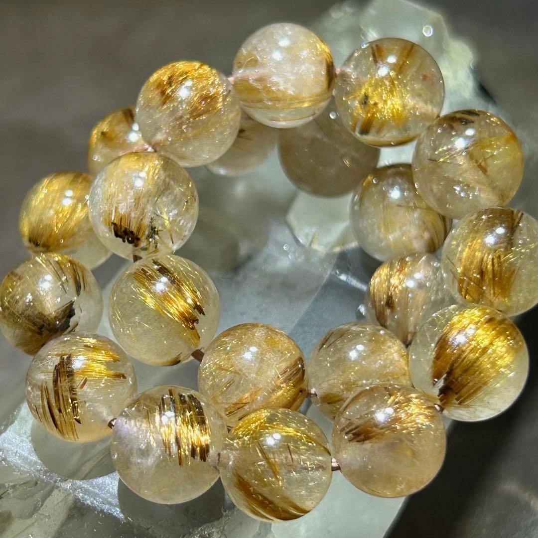 ☆ちゅら様キャッツアイ　タイガー タイチン　ルチル ブレス　福徳弁天宝珠⑤！勝運