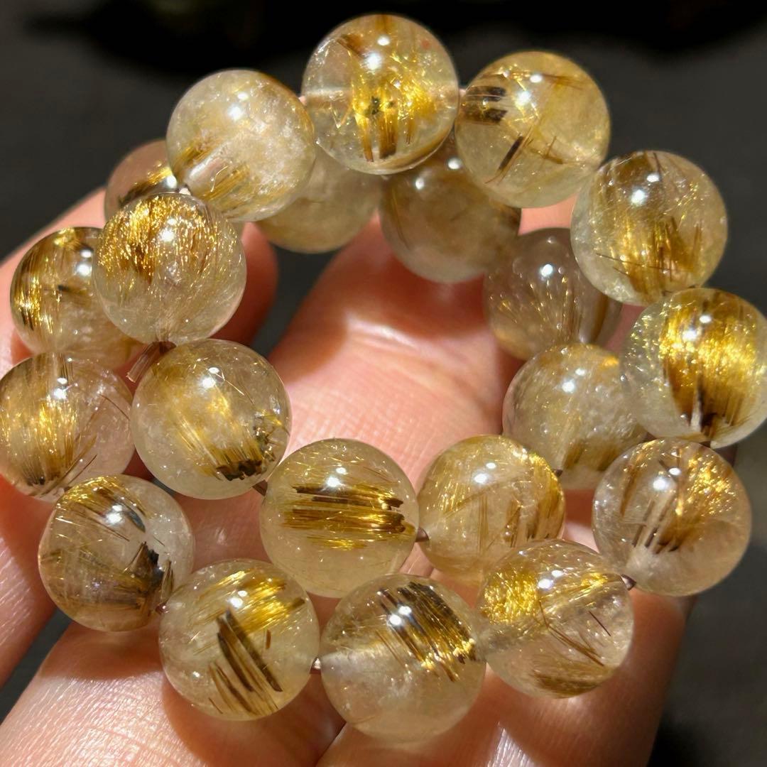 ☆ちゅら様キャッツアイ　タイガー タイチン　ルチル ブレス　福徳弁天宝珠⑤！勝運