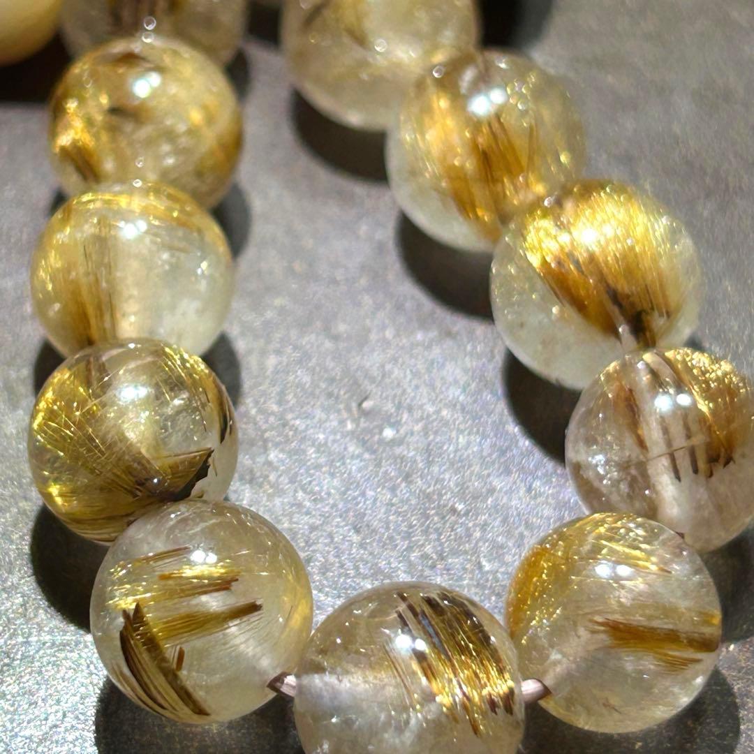 ☆ちゅら様キャッツアイ　タイガー タイチン　ルチル ブレス　福徳弁天宝珠⑤！勝運