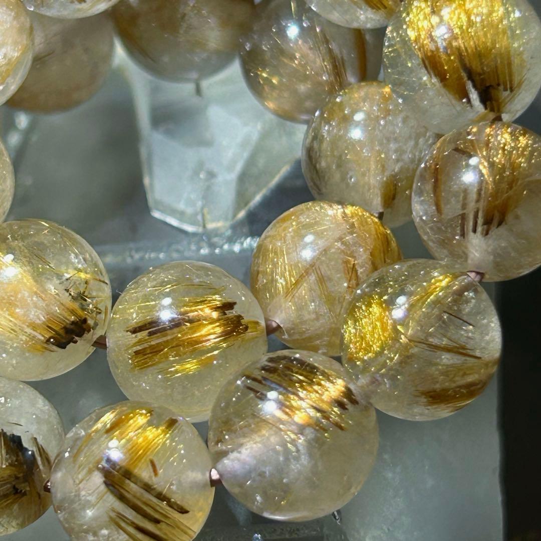 ☆ちゅら様キャッツアイ　タイガー タイチン　ルチル ブレス　福徳弁天宝珠⑤！勝運