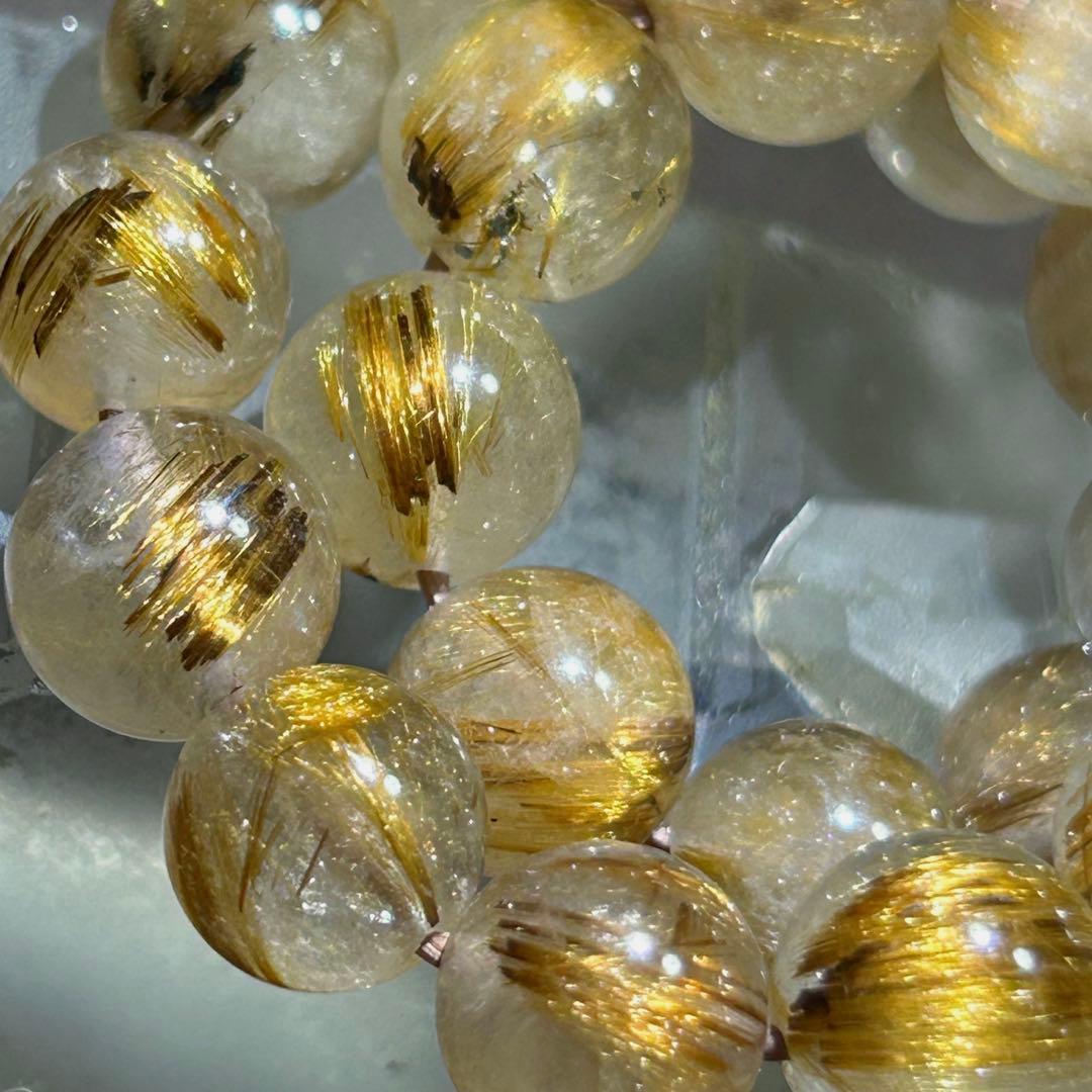 ☆ちゅら様キャッツアイ　タイガー タイチン　ルチル ブレス　福徳弁天宝珠⑤！勝運