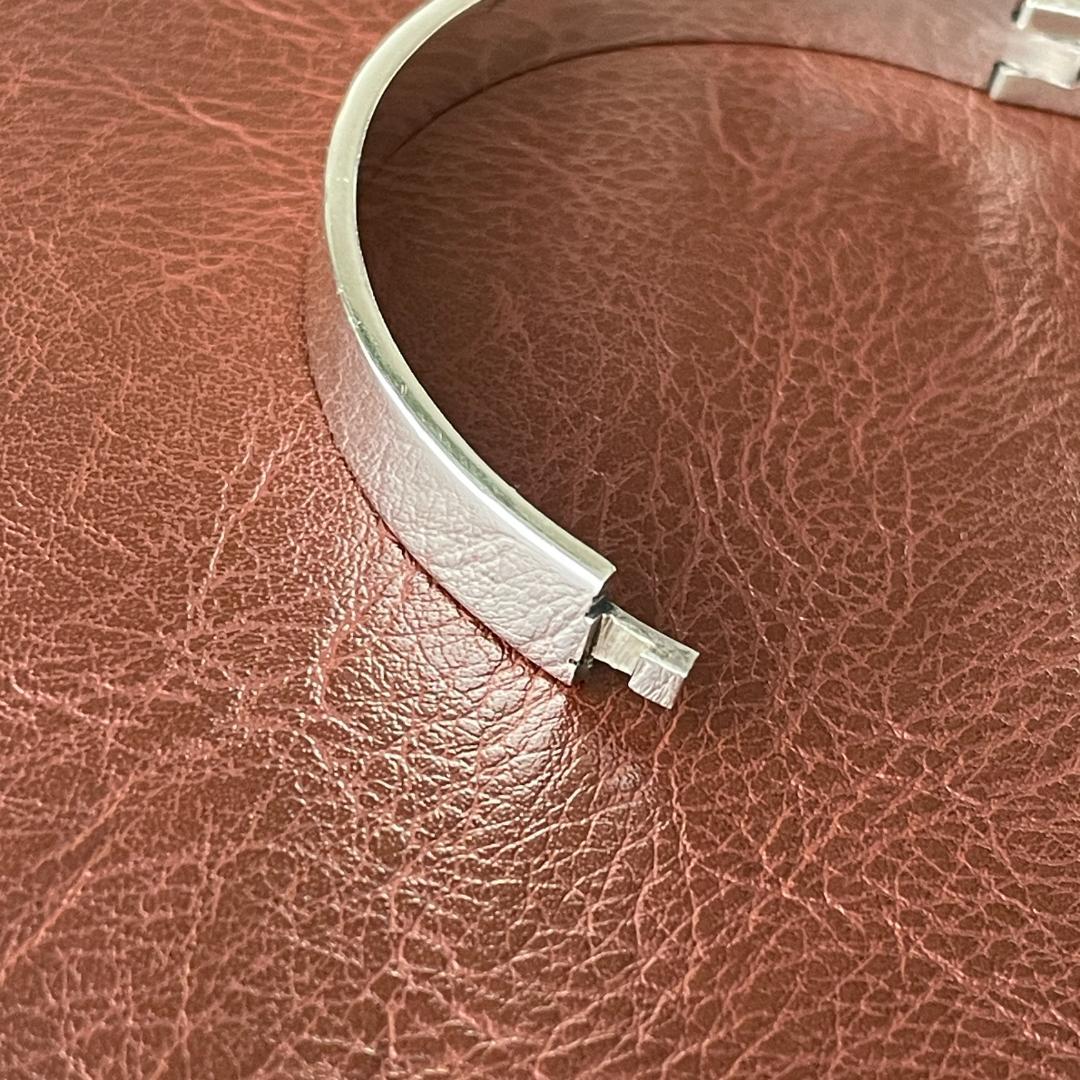 ビンテージ シルバー925 バングル MEXICO刻印 バングル タスコ 重厚