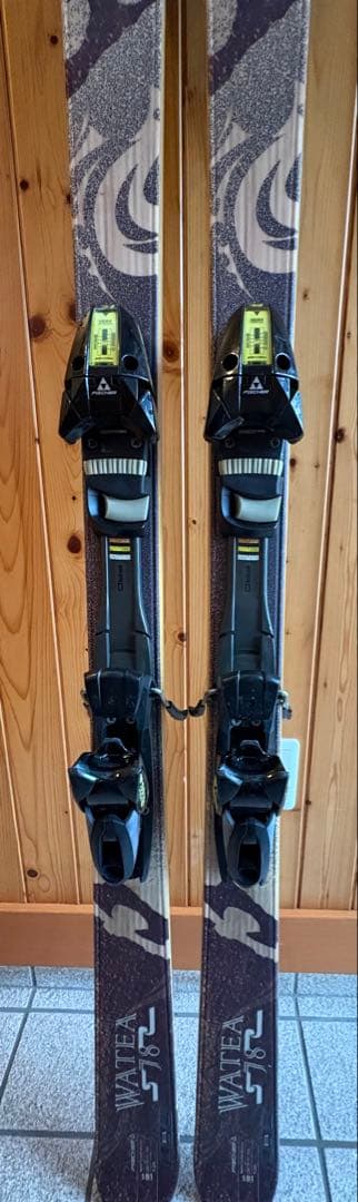 フィッシャー　スキー板　WATER 78 181センチ　ビンディング付き
