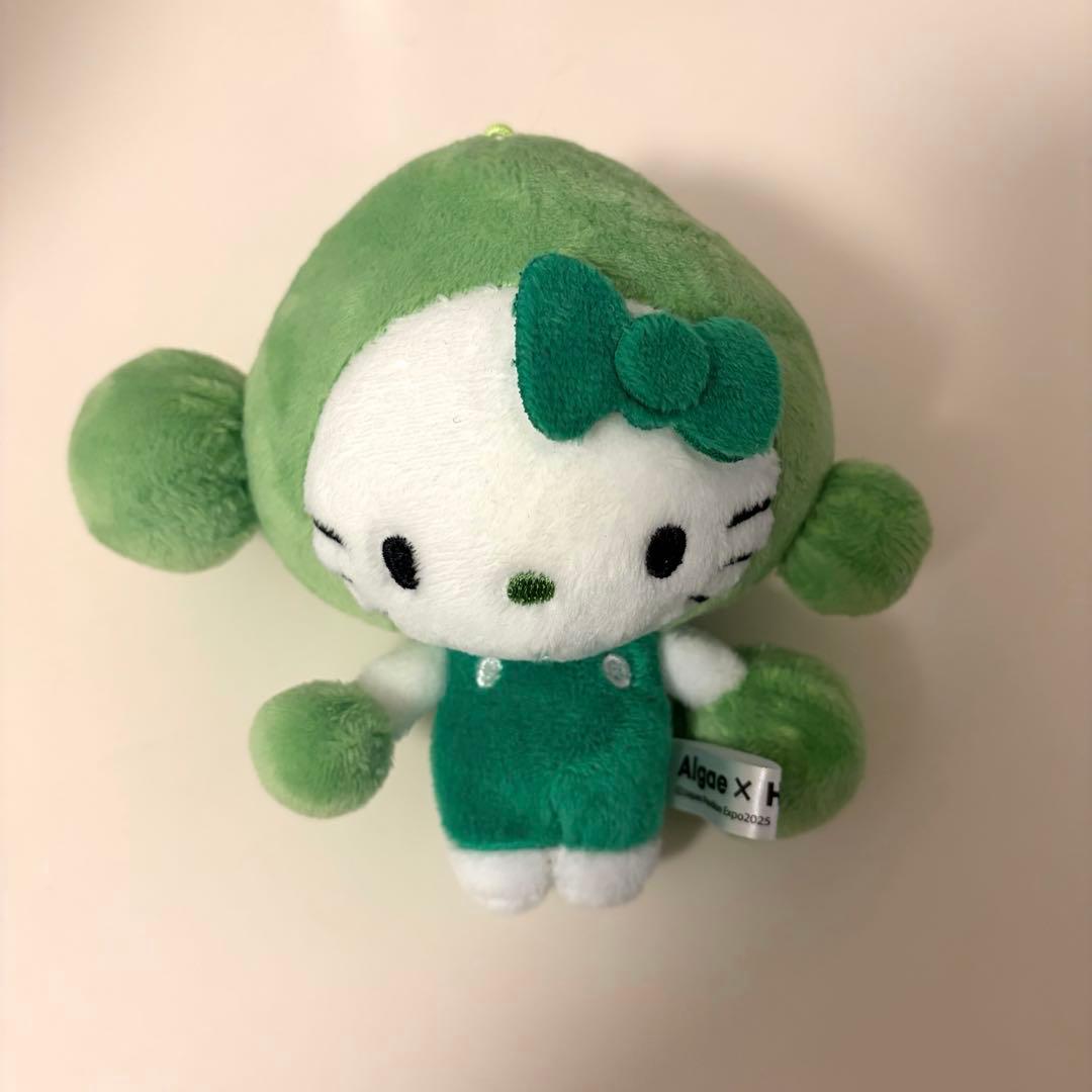 大阪万博 キティ 日本館 藻 Algae x Hello Kitty ぬいぐるみ - メルカリ