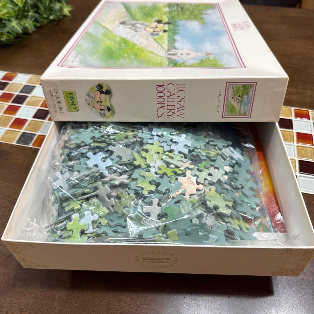 未使用】ミッキー＆ミニー そよ風のウェディング ジグソーパズル 1000