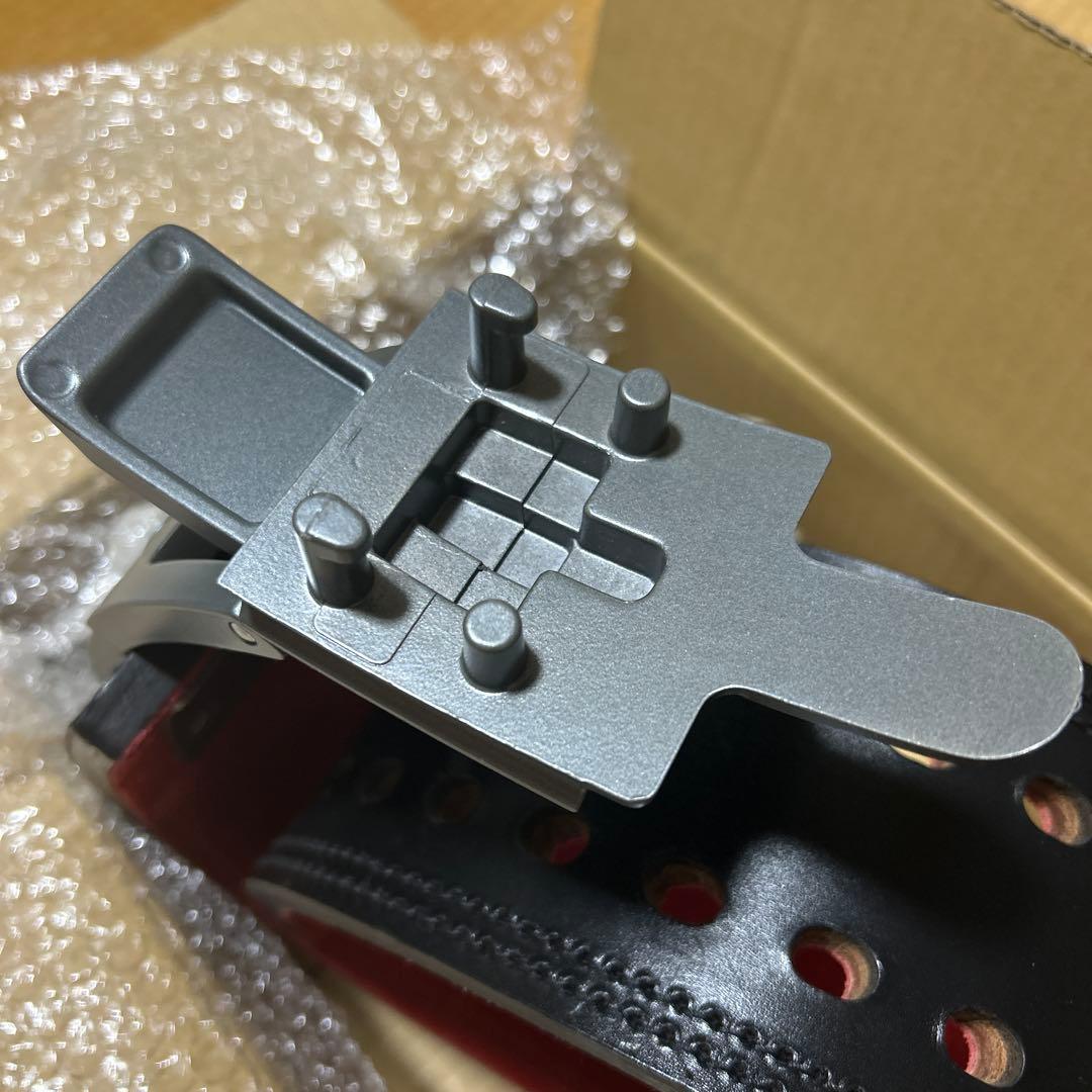 SBD トレーニング・パワーベルト 黒/赤　Mサイズ