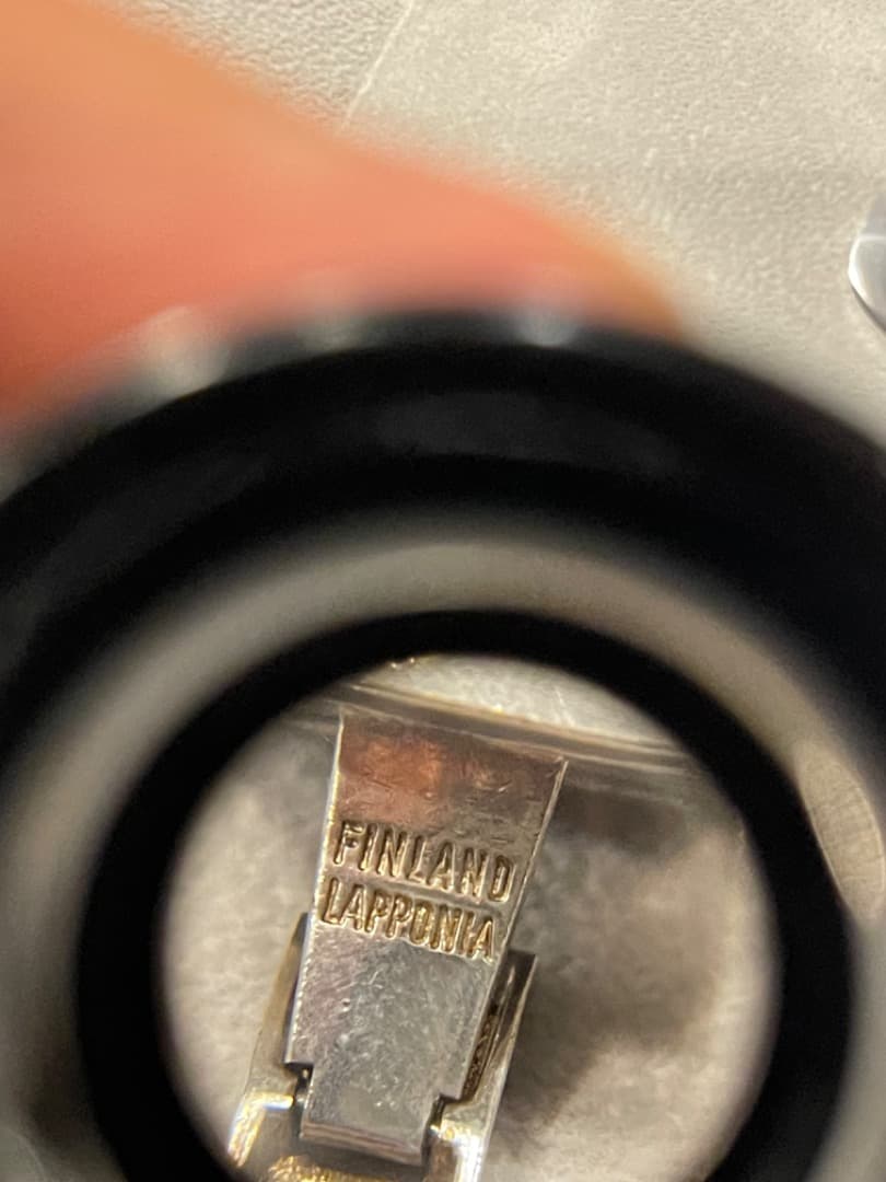 Lapponia Finland シルバー 925 カフリンクス Silver