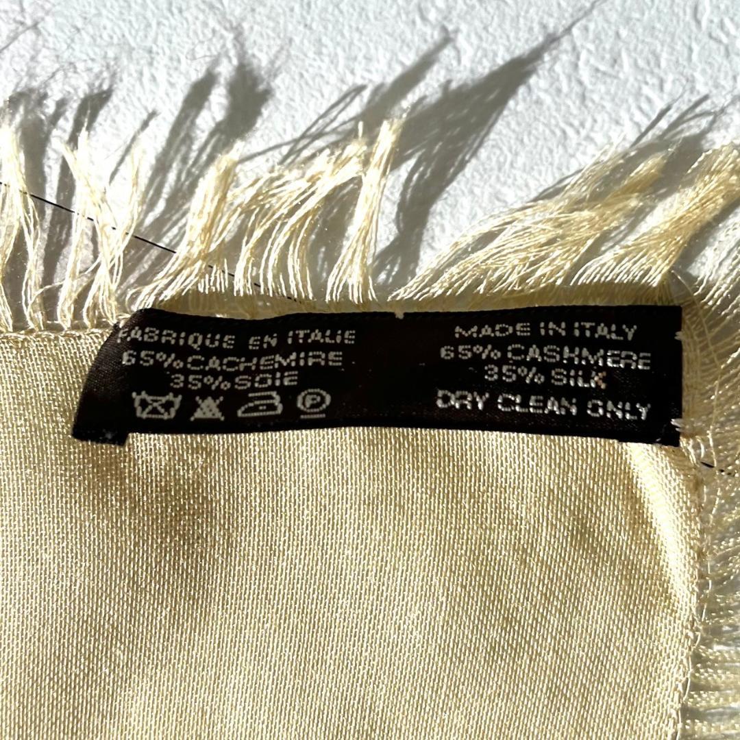 希少✨エルメス カレ140 カシミアシルク ショール スカーフ ペイズリー 美品