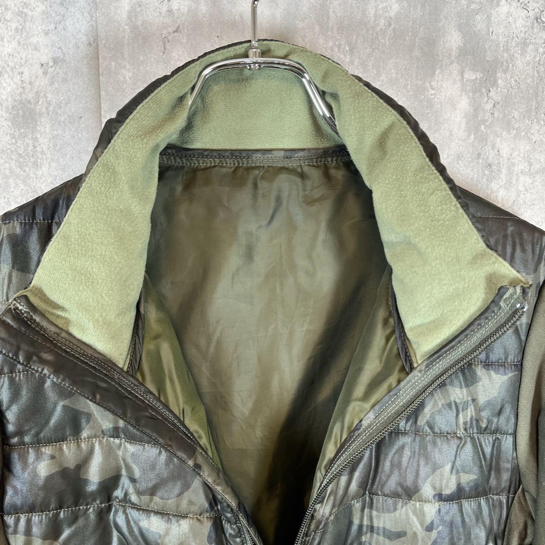 BEAMS GOLF ビームス ゴルフ 中綿 ジャケット カモフラ 切替 伸縮性