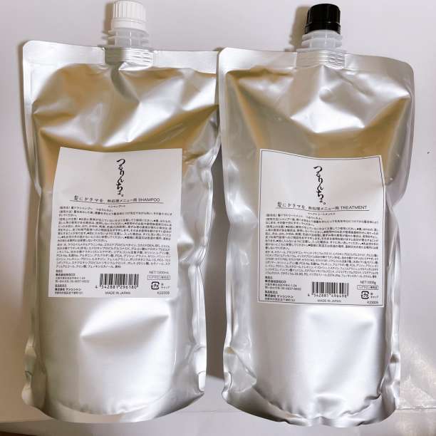 新品コスメ・美容 - つるりんちょ。シャンプー＆トリートメント 詰め替え用