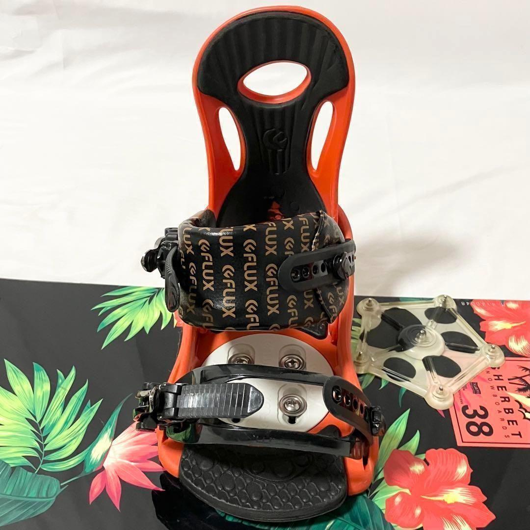 SHERBET × FLUX スノーボードセット 板138cm/ビンディングS