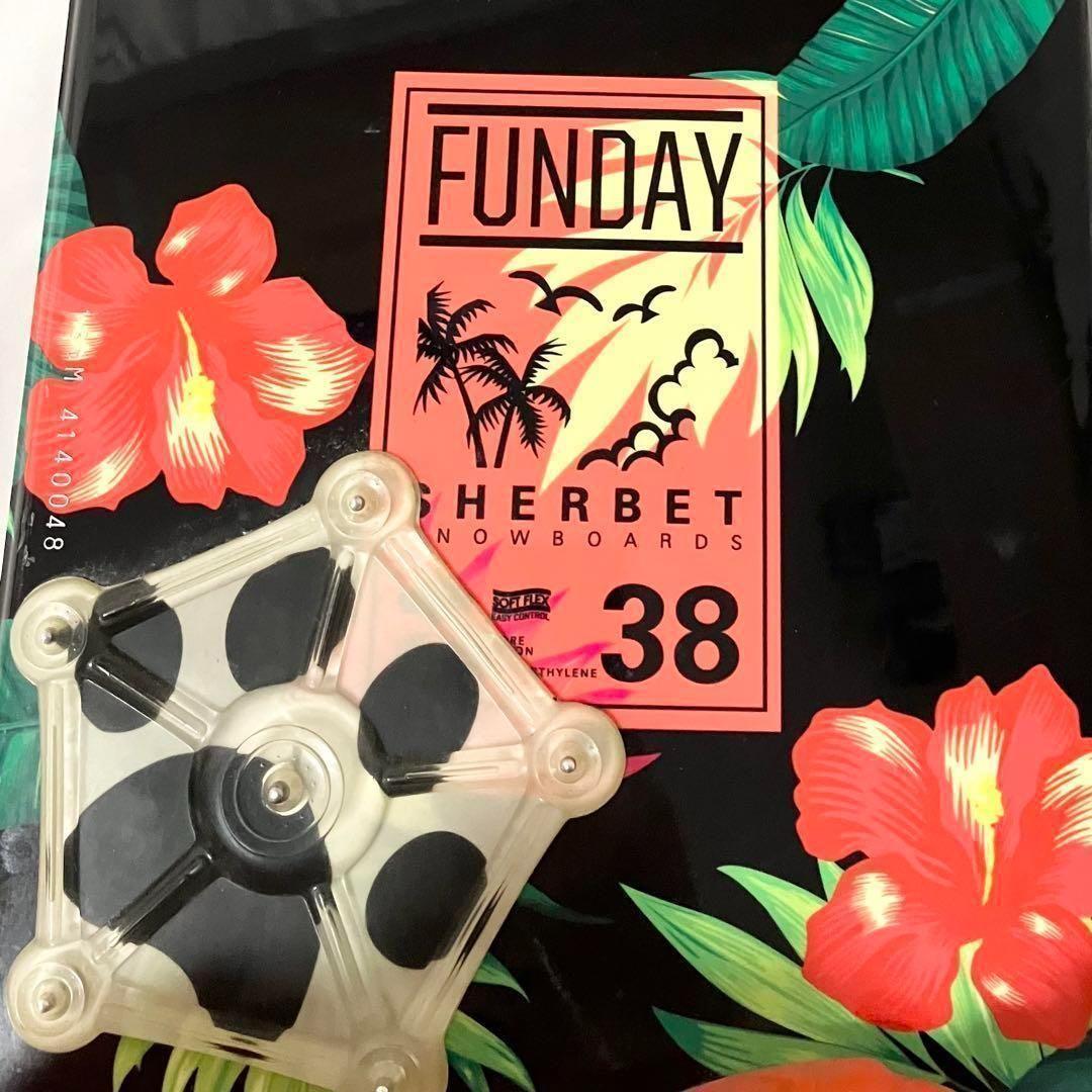 SHERBET × FLUX スノーボードセット 板138cm/ビンディングS