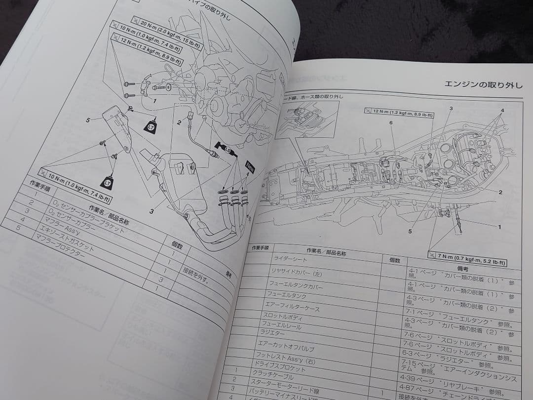 ヤマハ XSR900 サービスマニュアル RN80J MTM890(888cc) YAMAHA XSR900