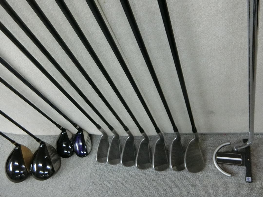 b643 初心者歓迎 フィットウェイ等メンズゴルフ１２本セット※Dr２本入り